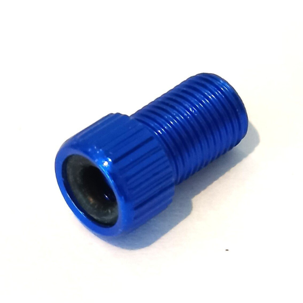 WIAN Bike and Parts Presta Ventil Aufsatz / Pumpaufsatz / Ventiladapter, dunkelblau