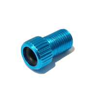 WIAN Bike and Parts Presta Ventil Aufsatz / Pumpaufsatz / Ventiladapter, hellblau