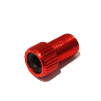 WIAN Bike and Parts Presta Ventil Aufsatz / Pumpaufsatz / Ventiladapter, rot