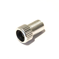 WIAN Bike and Parts Presta Ventil Aufsatz / Pumpaufsatz / Ventiladapter, silber