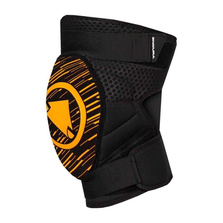 Endura ENDURA SingleTrack Knee Protector II: Tangerine - M-L