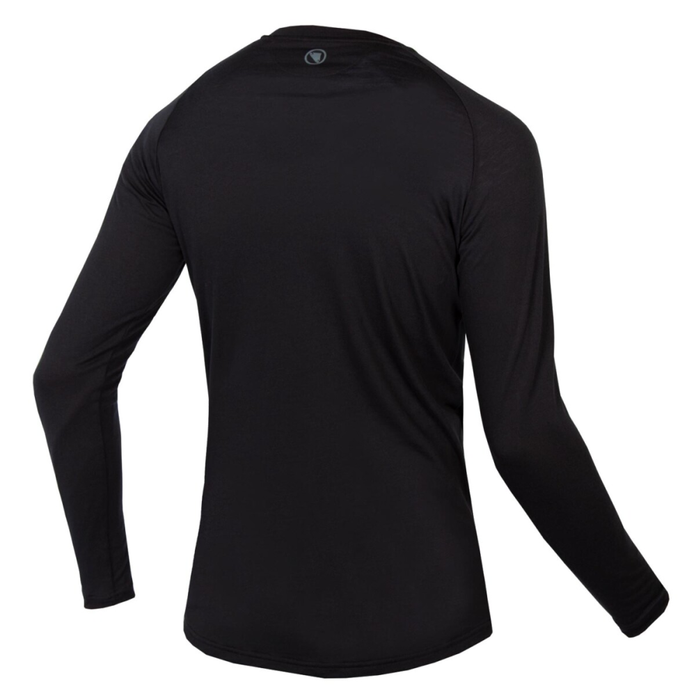 Endura ENDURA BaaBaa Blend L/S Baselayer: Black - XL
