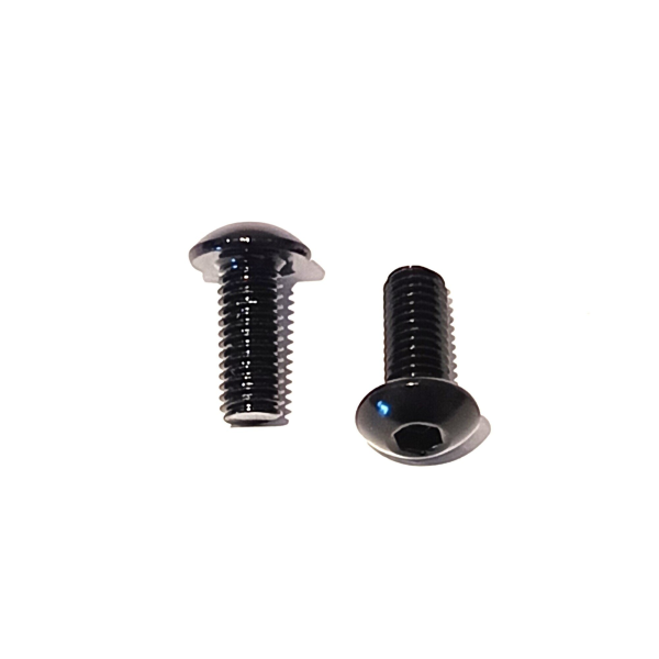 WIAN Bike and Parts Aluminium Schrauben M5x12mm schwarz, 2 Stück