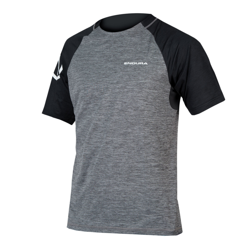 Endura ENDURA SingleTrack Trikot; zinngrau - M, grau/schwarz