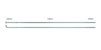 Sapim Speiche Race 2.0-1.8-2.0x291 mm, Pack à 100 Stück, silber, 291