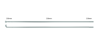 Sapim Speiche Leader 2x293 mm, Pack à 100 Stück, silber, 293