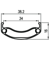 Alexrims ALEXRIMS MD35, 29", 32 Hole, black, w/o SSE, F/V
