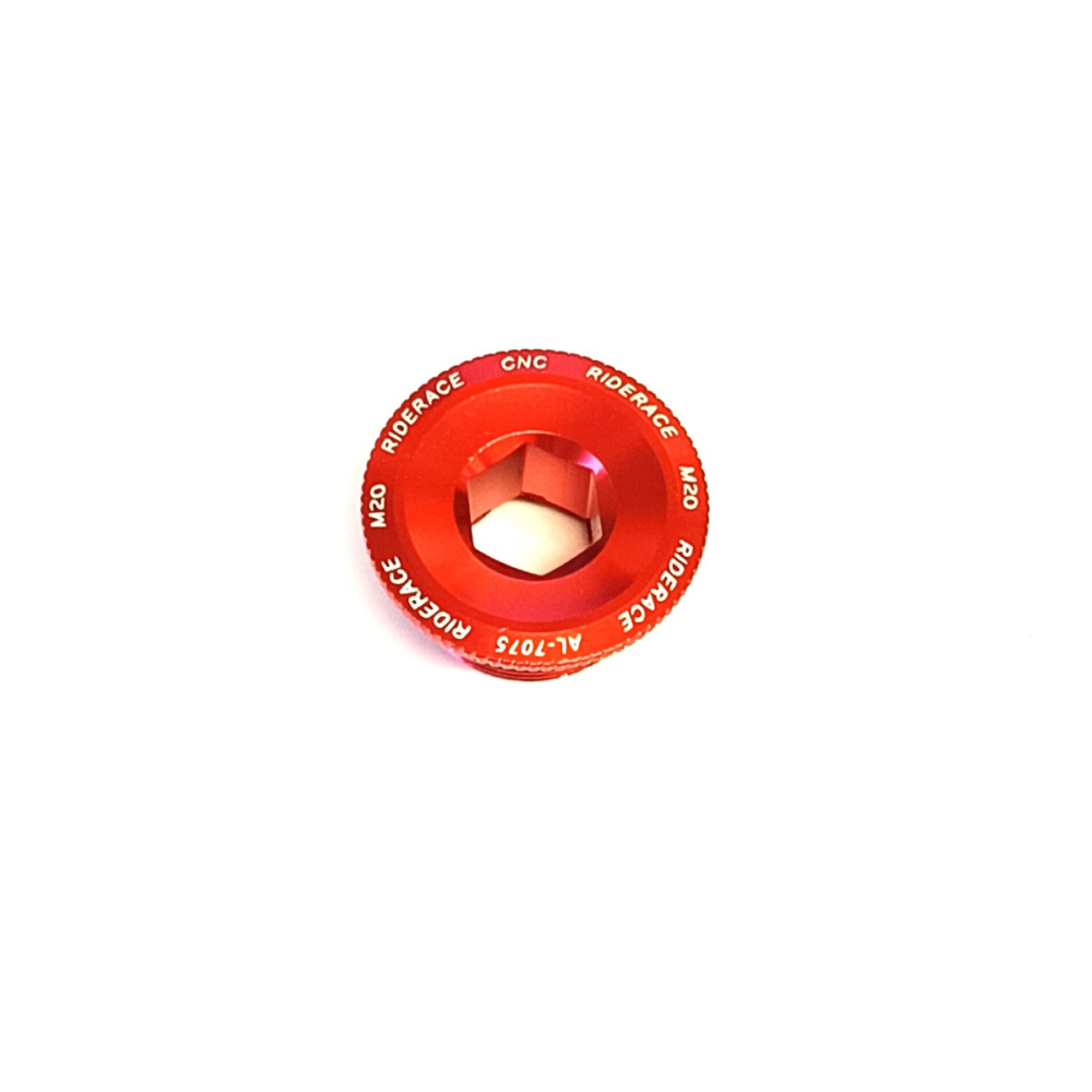 RideRace Kurbel Schrauben M20, rot