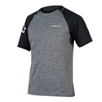 Endura ENDURA SingleTrack Trikot; zinngrau - M, grau/schwarz