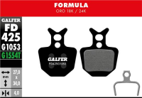 Galfer GALFER Brake Pad FD425 Performance "Formula Oro / 18K / 24K", schwarz