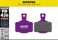Galfer GALFER Brake Pad FD436 E-Bike "Magura MT2,4,6,8", violett