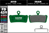 Galfer GALFER Brake Pad FD459 Pro "Avid Elixier X.0 / Trail 7,9 / Sram Guide / Trickstuff C42", grün